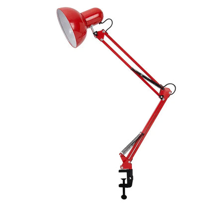 LED Clip Desk Lamp | Eye-Care Folding Long Arm Study & Work Light