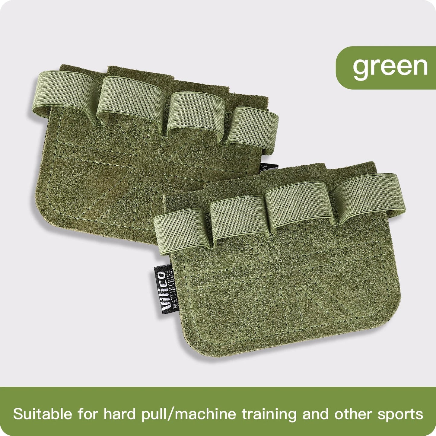 Powerlifting Gym Gloves | Breathable Weightlifting Gloves with Leather Palm Guard for Men and Women