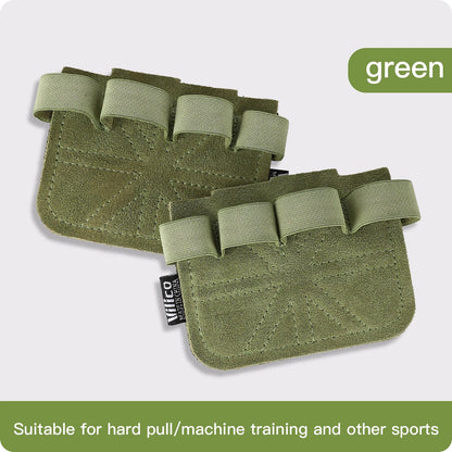 Powerlifting Gym Gloves | Breathable Weightlifting Gloves with Leather Palm Guard for Men and Women