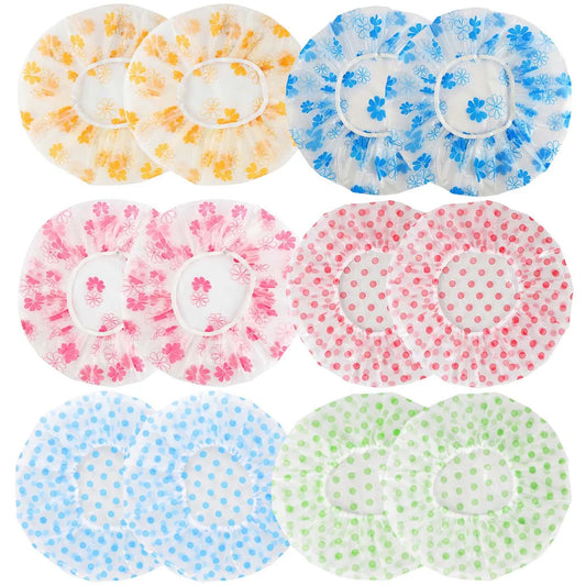 Shower Cap for Long Hair | Waterproof Reusable Hair Cover