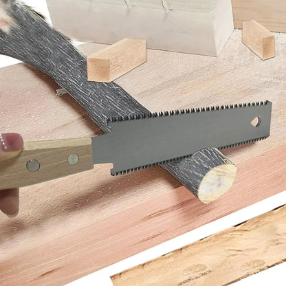 6-Inch Hand Saw with Double-Sided Flexible Blade | Flush Cutting Woodworking Tool