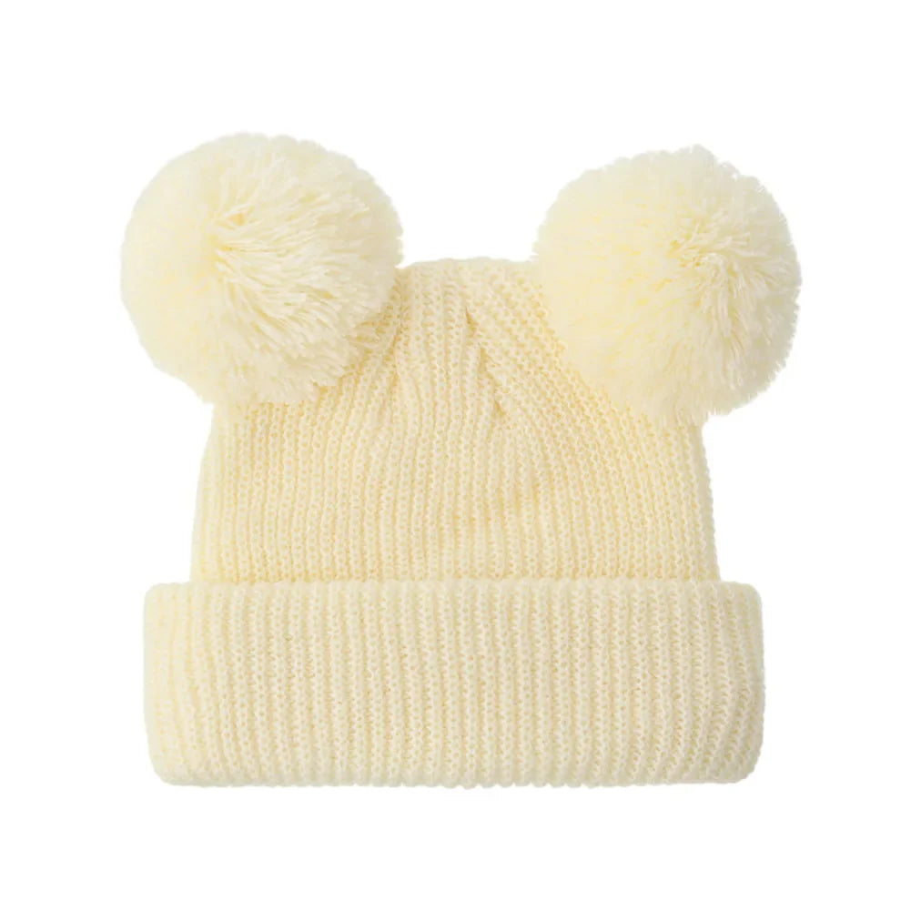 Baby Knotted Turban Hat for Newborns | Pom Pom Cap