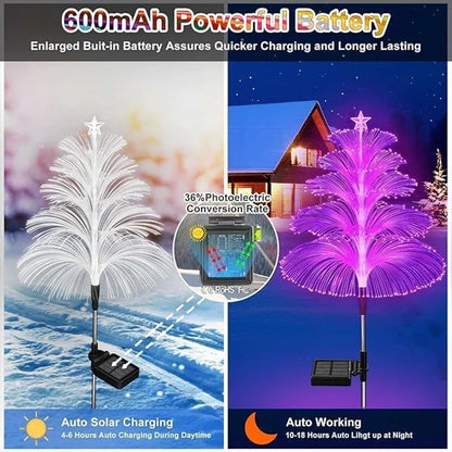 Solar Jellyfish Garden Lights Outdoor Color Changing LED Landscape Pathway Lamp