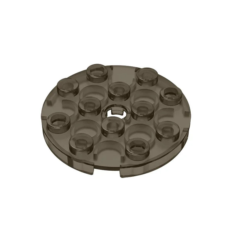 Gobricks GDS-841 Round Plate 4x4 with Hole | Compatible Building Block for DIY Creations