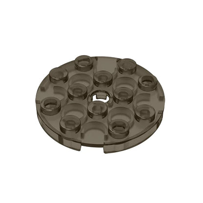 Gobricks GDS-841 Round Plate 4x4 with Hole | Compatible Building Block for DIY Creations
