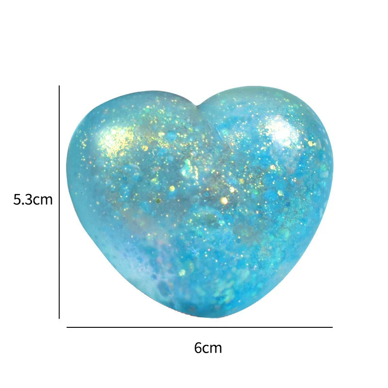 Maltose Cute Colorful Aurora Love Squeezing and Venting Toy | Slow Rebound Stress Relieving Adult Gift