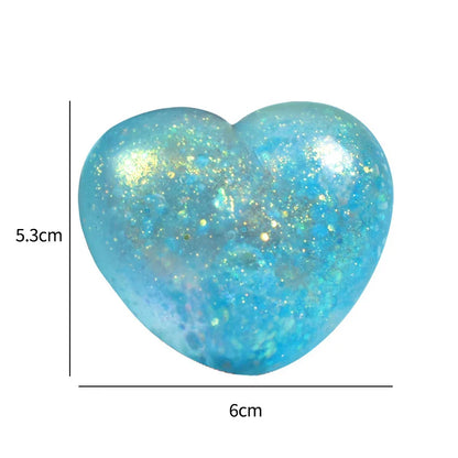 Maltose Cute Colorful Aurora Love Squeezing and Venting Toy | Slow Rebound Stress Relieving Adult Gift