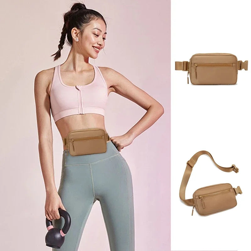Riñonera de moda para yoga 2026, bolsa de cintura deportiva, bolsa para móvil de yoga, bolsa portátil, regalo unisex para mujer para fitness y running