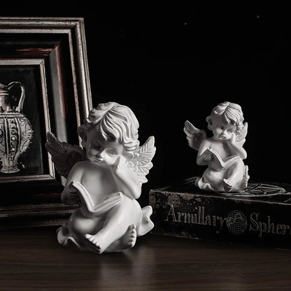 Angel Statue: Hand-cast with durable resin material. We are angel statues, pray for your interior.