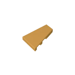Gobricks GDS-M540 Tile Special 2 x 3 Pentagonal (right) | Compatible Building Block Piece