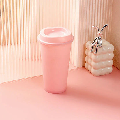 Durable Shatterproof Coffee Mug with Spill-Proof PP Lid | Travel Bottle