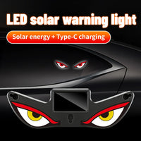 Solar Demon's Eye Car Dynamic LED Light | No Wiring Moving Eyes Car Decoration