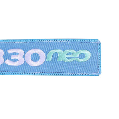 Airbus A330 NEO Keychain | Double-Sided Embroidery Aviation Gift