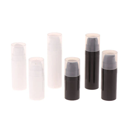 Refillable Airless Pump Bottles for Travel | Vacuum Lotion Containers 5ml 10ml 15ml