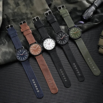 Canvas Strap Outdoor Military Watch