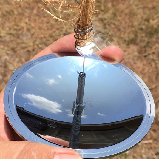 Solar-Powered Outdoor Lighter | Windproof Camping & Survival Fire Starter