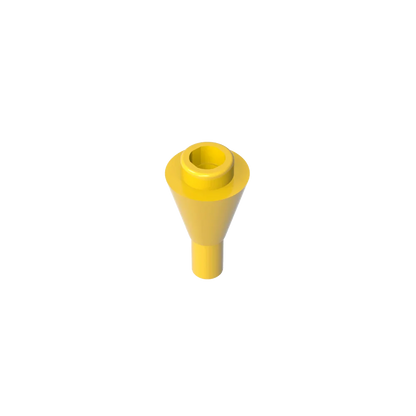 Gobricks GDS-1138 Cone 1 x 1 Inverted with Bar | Building Block for DIY Creations