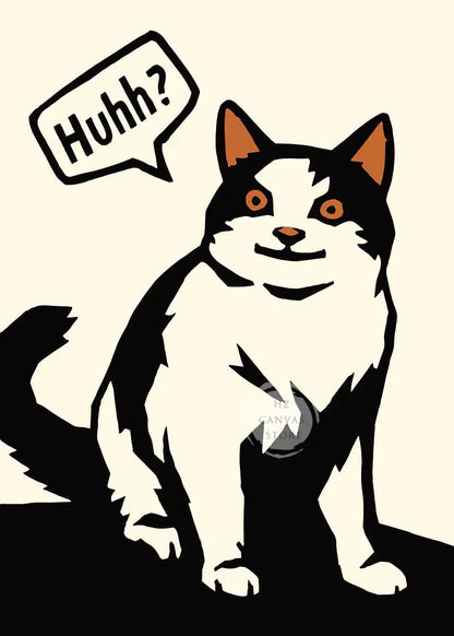 Affiches drôles de mèmes de chats, bande dessinée japonaise de chat, art de la culture des mèmes Internet, impression sur toile, décoration moderne de salon, chambre à coucher, cadeau