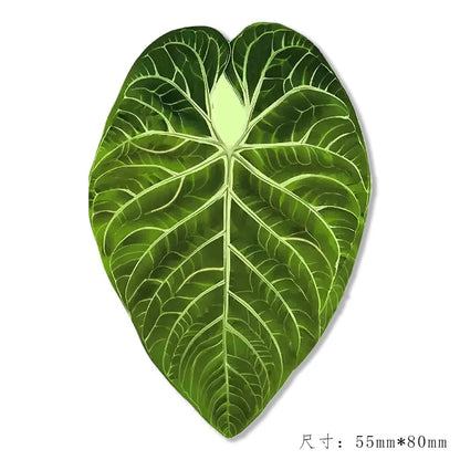 Simulated Plant Mushroom Magnetic Refrigerator Sticker Creative Gift Simulated Leaf Flat Refrigerator Sticker Home Decoration