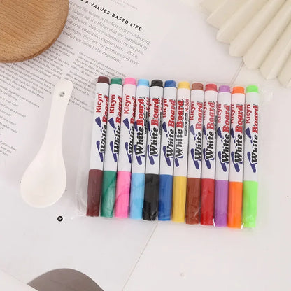 Montessori Floating Marker Pens | Water Suspension Drawing Toy Set