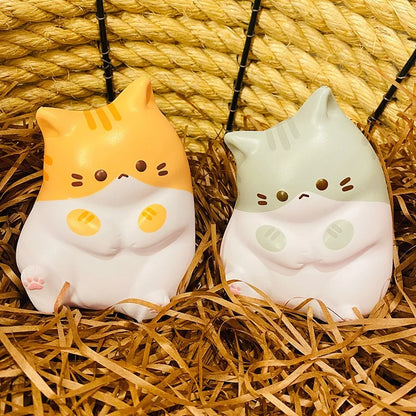 Cat Slow Rising Squishy Toy | Kawaii Cat Stress Ball for Desk Gift