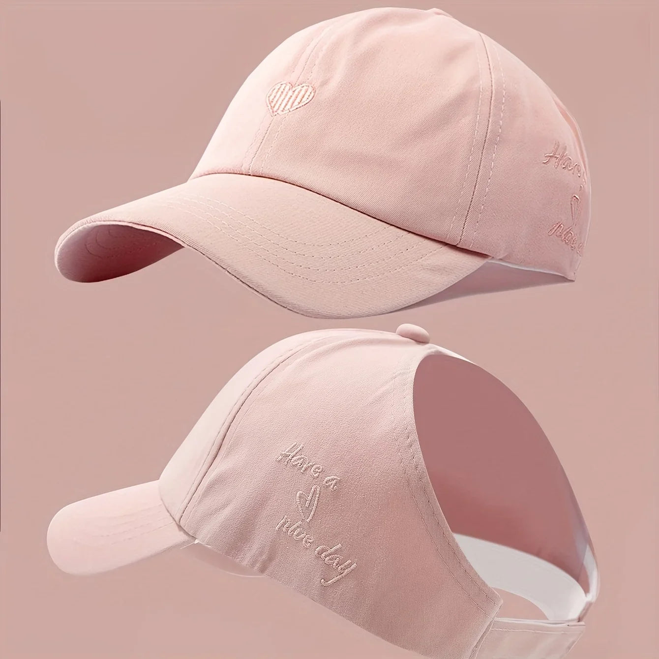 Summer Ponytail Baseball Cap | Breathable Outdoor Sun Hat for Women