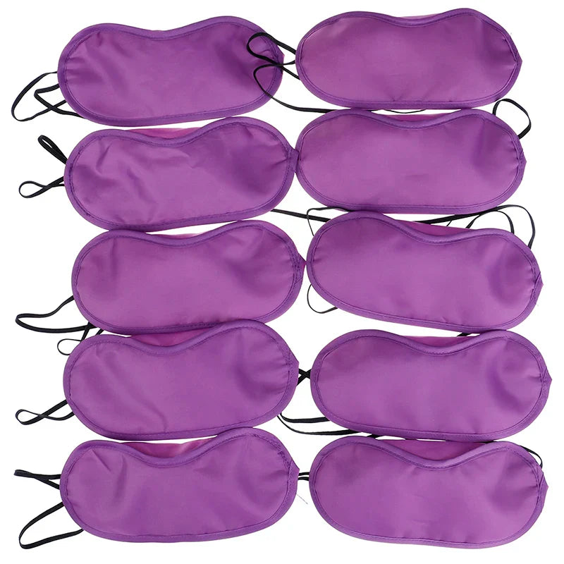 Silk Sleep Eye Mask Set | Light Blocking Padded Blindfold for Travel and Home
