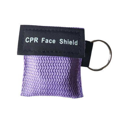 Compact CPR Face Shield Keychain | Portable Emergency Resuscitator Mask