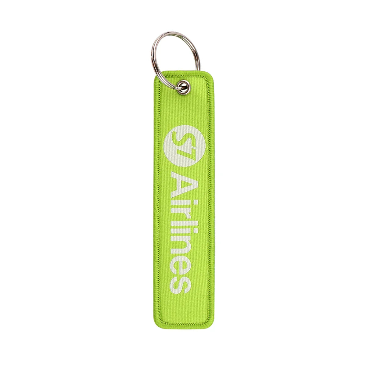 Aviation Sign Embroidery Key Fob | Motorcycle Keychain and Gift Accessory