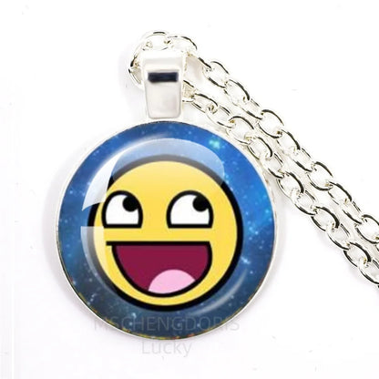Funny Meme Cartoon Pendant Necklace | Unisex Fashion Jewelry Gift