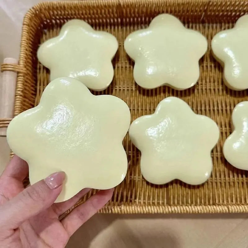 Jouet Fidget Étoile Squishy Jaune | Jouet à presser super doux et à montée lente anti-anxiété