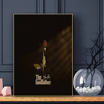 Movie The Godfather Poster HD Art Sticky Wall Waterproof Home Living Room Bar Decoration