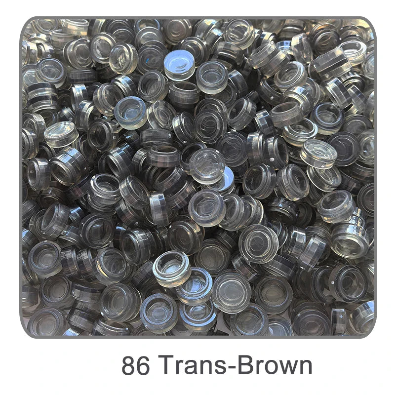 1000Pcs Tile 1x1 Round Building Blocks | 52 Color DIY Educational Creative Toy Set
