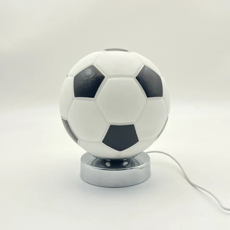 Football Table Lamp LED Desk Light Sports Bedroom Nightstand Home Decor
