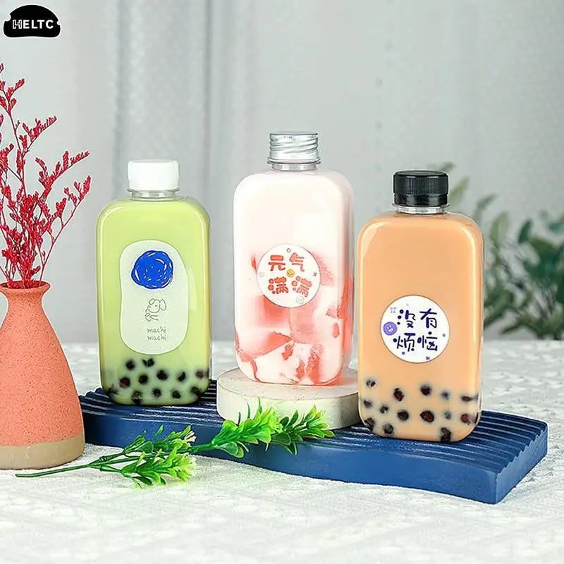 400ml Plastic Water Bottle with Lid | Reusable Drink Container for Kids