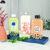 400ml Plastic Water Bottle with Lid | Reusable Drink Container for Kids