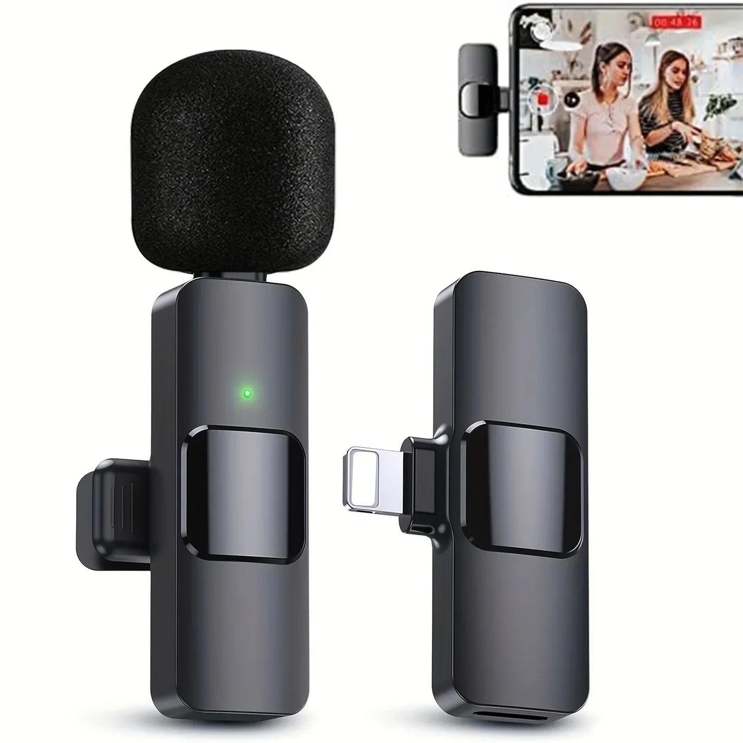 Wireless Lavalier Mic with Voice Activation