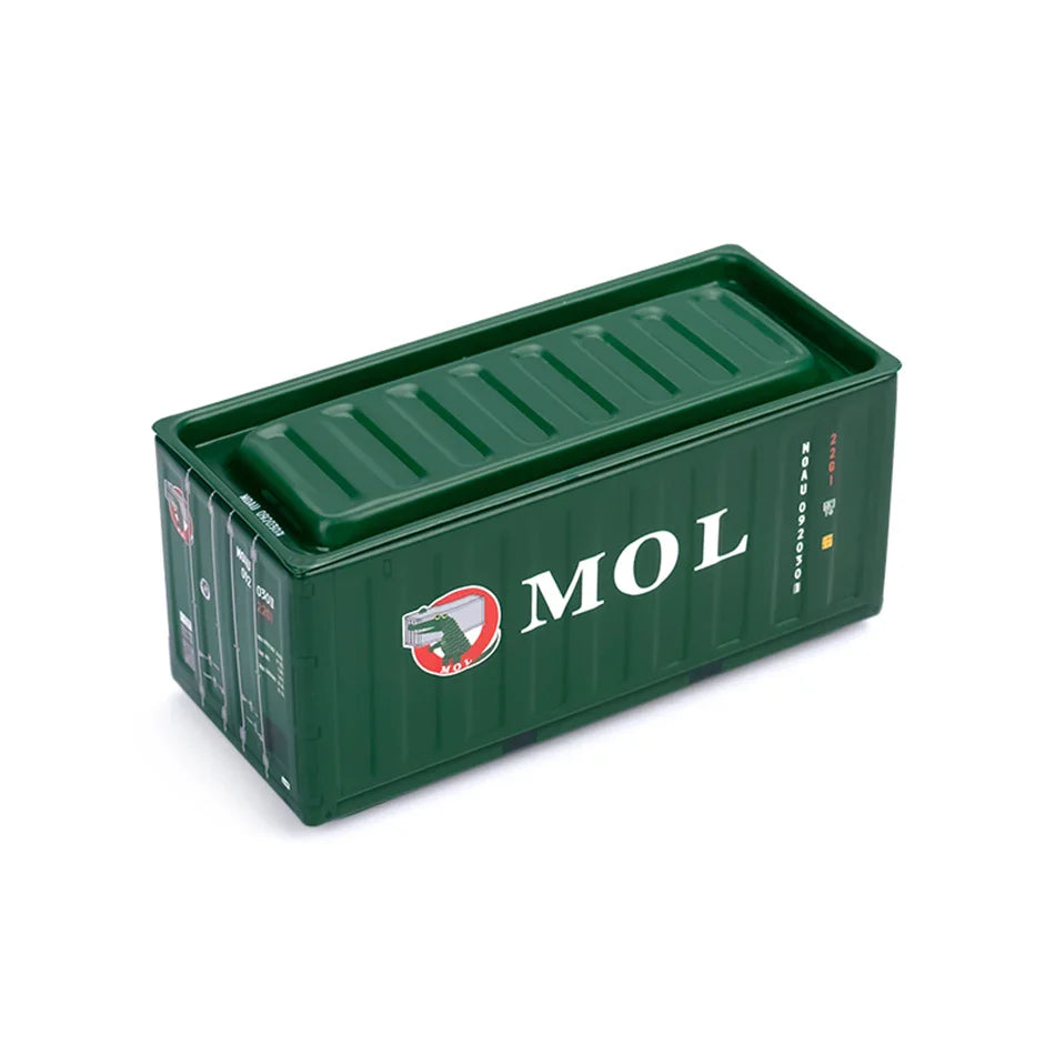 Mini caja de almacenamiento de hierro, mini caja de hierro de escritorio, modelo de mini contenedor, decoración creativa, coleccionar artículos pequeños, regalos de Navidad