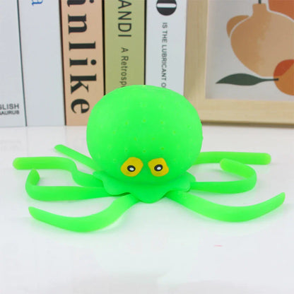 Octopus Water Absorbing Sponge Toy | Squeeze Stress Relief Bath Toy