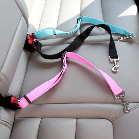 Cinturón de seguridad para perros | Cinturón de seguridad para mascotas de liberación rápida para viajes en coche