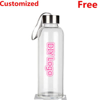 DIY Sports Water Bottles Portable 550ML Personalized Outdoor Safety Plastic Drinking Juice Cup Men Use For Gift Free Customized