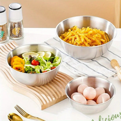Bol polyvalent en acier inoxydable pour légumes, bol mélangeur pour œufs, panier de vidange, soupière, outil de cuisson et de rangement pour cuisine