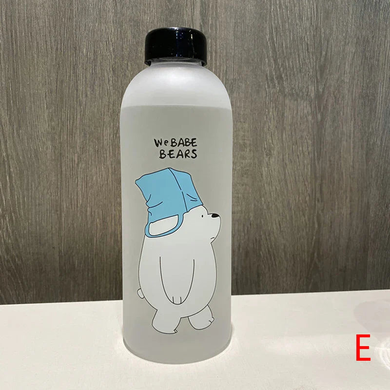 1000ml Panda Water Bottle | Leak-Proof Reusable Drinkware