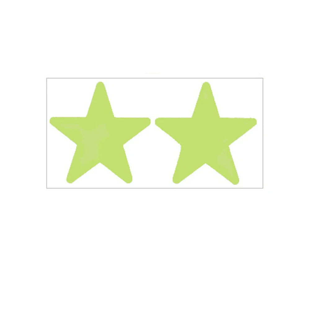 Glow In The Dark 3D Stars Moon Wall Stickers | Creative Luminous Room Decor