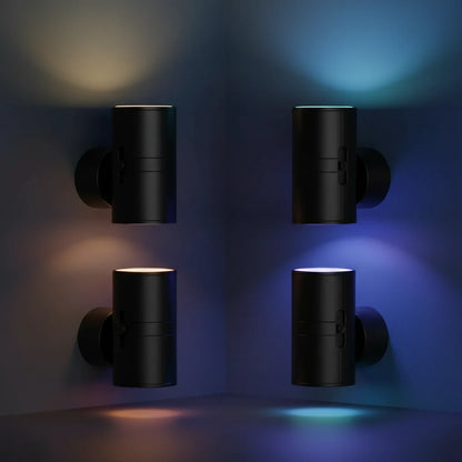 Plug In Dimmable LED Night Light Auto Sensor Bedside Bathroom Hallway Lamp