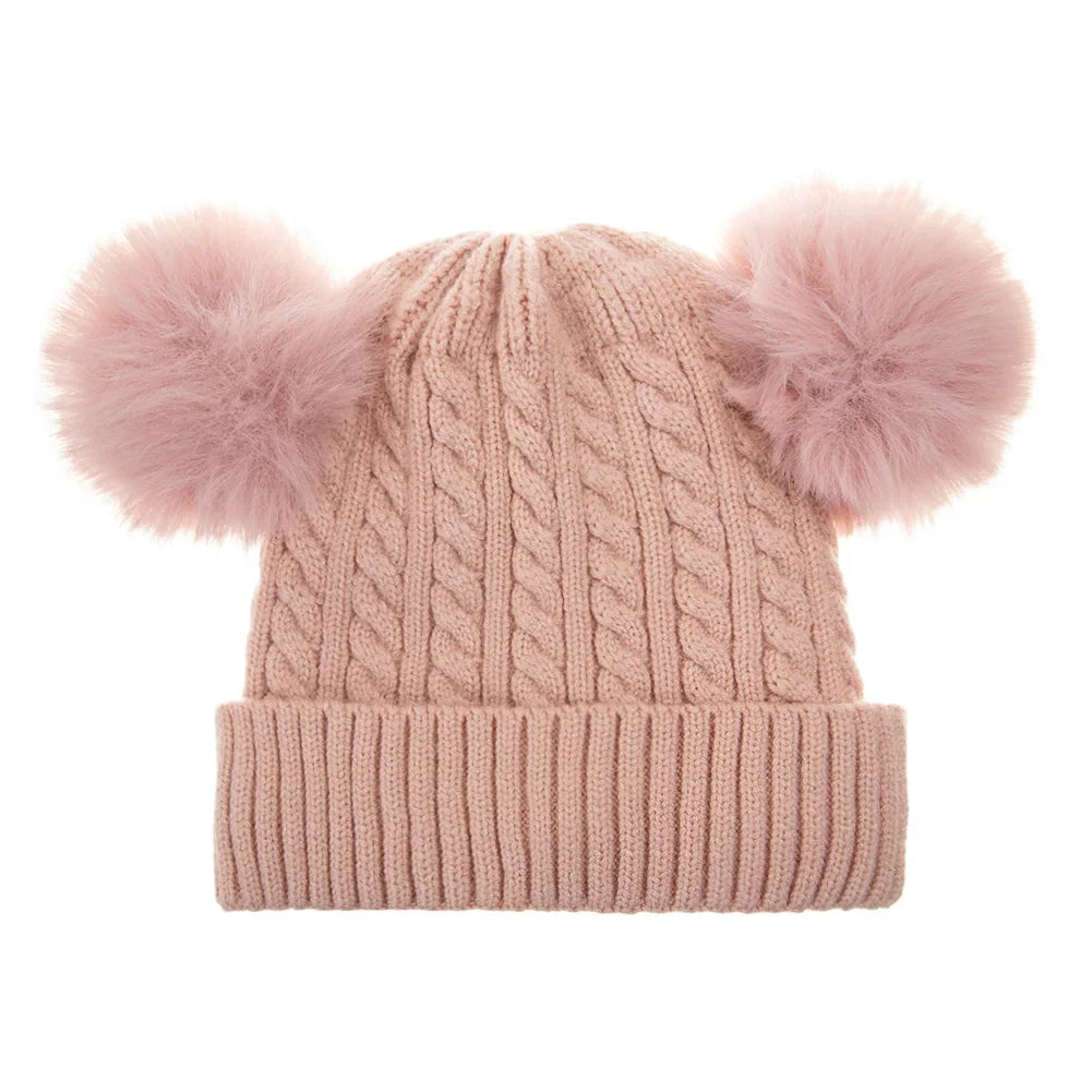 Baby Knotted Turban Hat | Warm Fleece Lined Beanie for Infants
