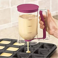 1 Pc Pancake Cupcake Batter Dispenser, Collapsible Batter for Cupcakes, Waffles, Muffin Mixes or Any Baked Goods