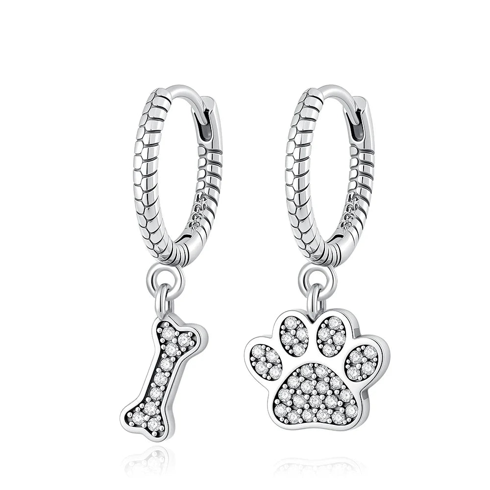 2026 New 925 Silver Elephant Cherry Blossom Butterfly Heart Earrings | Fine Jewelry for Women