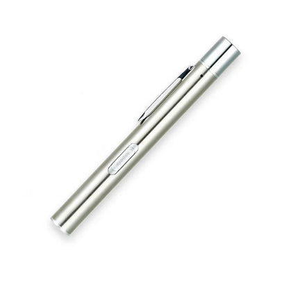 Rechargeable LED Medical Pen Light | Dual Color Temperature Stainless Steel Flashlight