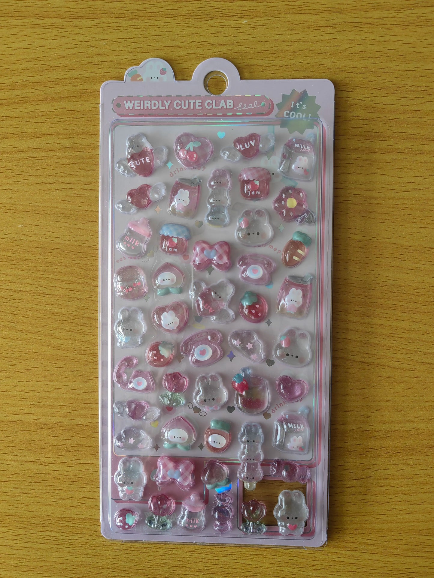 3D Food Stamping Seal Sticker | Japanese Anime Decorative Craft Stickers for Kids